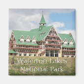 Waterton Lakes National Park Travel Photo Magneet (Voorkant)