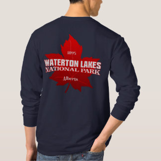 Waterton Lakes NP (esdoorblad) T-Shirt