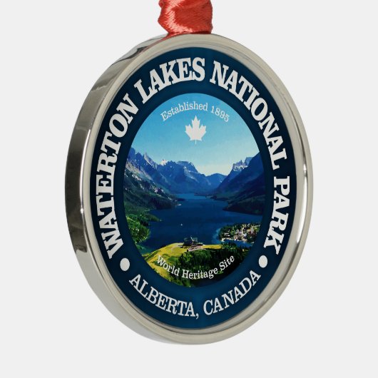 Waterton Lakes NP Metalen Ornament (Rechts)