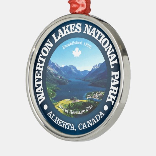 Waterton Lakes NP Metalen Ornament (Links)