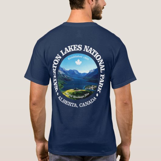 Waterton Lakes NP T-shirt (Achterkant)