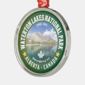 Waterton National Park, Alberta, Canada Metalen Ornament (Links)