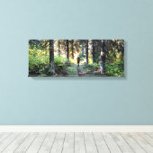 Waterton Valley Detail - Nationaal Park Glacier Canvas Afdruk (Insitu (Houten vloer))