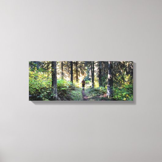 Waterton Valley Detail - Nationaal Park Glacier Canvas Afdruk (Voorkant)