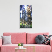 Waterton Valley Trail - Nationaal Park Glacier Canvas Afdruk (Insitu (Woonkamer))