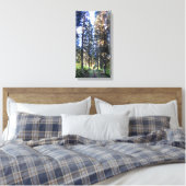 Waterton Valley Trail - Nationaal Park Glacier Canvas Afdruk (Insitu (Slaapkamer))