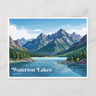 Watertonmeer Canada Briefkaart