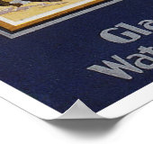 Watertonmeren Canada Vintage Travel Poster (Hoek)