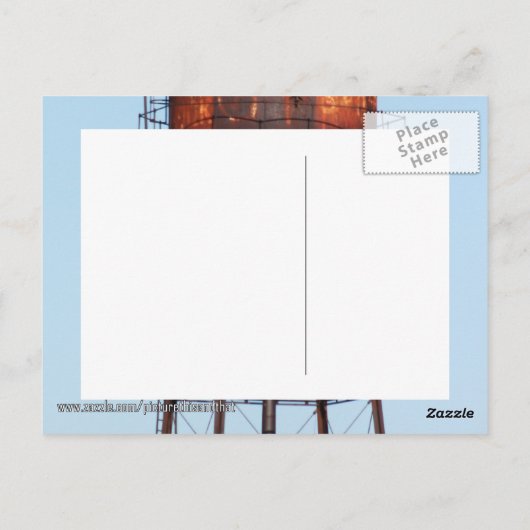 Watertoren Briefkaart (Achterkant)