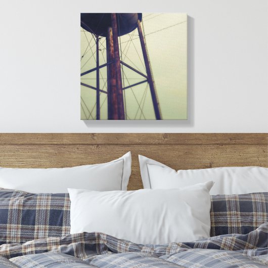 Watertoren Canvas Kunst (Insitu (Slaapkamer))
