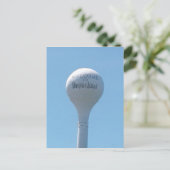 Watertoren - Dauphin Island, Alabama Briefkaart (Staand voorkant)