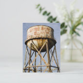 Watertoren in Alcatraz Briefkaart (Staand voorkant)