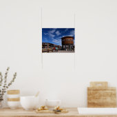 Watertoren in Santa Fe NM Railyard Park Poster (Keuken)