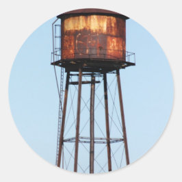 Watertoren Ronde Sticker