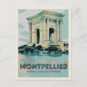 Watertoren van Peyroux - iconisch monument Montpel Briefkaart (Voorkant)
