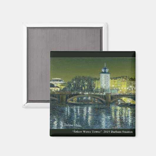 "Watertoren van Šitkov" Magneet (Voorkant / Achterkant)