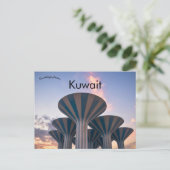 Watertorens in Koeweit Briefkaart (Staand voorkant)