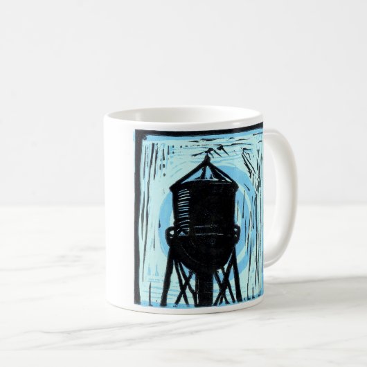 watertowerblauwe mok (Voorkant rechts)