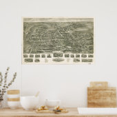 Watertown Connecticut 1918 Panoramic Map Poster (Keuken)