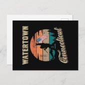Watertown Connecticut Briefkaart (Voorkant / Achterkant)