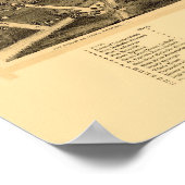 Watertown, NY Panoramic Map - 1891 Poster (Hoek)