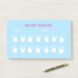 watertracker drink controleplanner post-it® notes