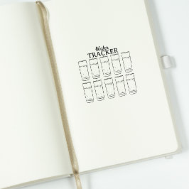 Watertracker, Journal Rubberstempel