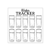 Watertracker, Journal Rubberstempel (Afrduk)