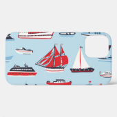  watertransport doedelpatroon Case-Mate iPhone case (Achterkant (horizontaal))