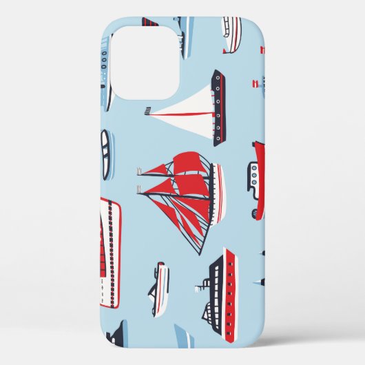  watertransport doedelpatroon Case-Mate iPhone case (Achterkant)