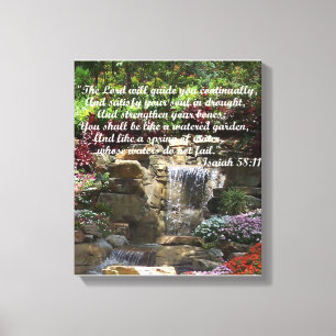 watertuin canvas afdruk
