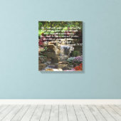 watertuin canvas afdruk (Insitu (Houten vloer))