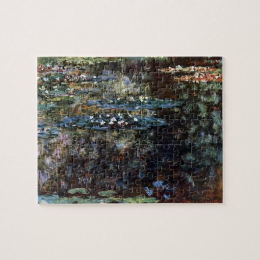 Watertuin in Giverny, Frankrijk door Claude Monet Legpuzzel (Horizontaal)