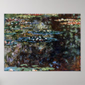 Watertuin in Giverny, Frankrijk door Claude Monet Poster (Voorkant)
