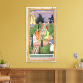 Watertuinen uit het Album Clive (gouache op pa) Canvas Afdruk (Insitu (Woonkamer))