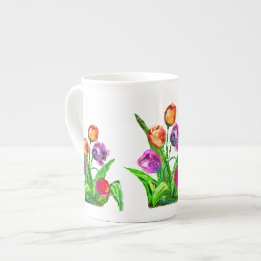 Watertulpen Porselein Kop (Links)