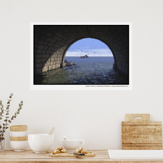 watertunnel poster (Keuken)