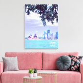Wateruitzicht van het Opera House Sydney Harbour Canvas Afdruk (Insitu (Woonkamer))