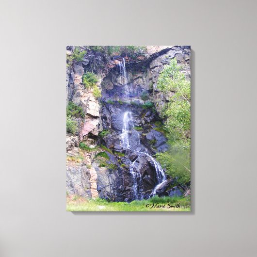 Waterval 1 canvas afdruk (Voorkant)