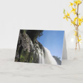 Waterval 3 Venezolaanse Oerwoud landschapskunst Kaart (Gele Bloem)
