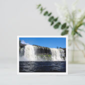 Waterval 4 Venezolaanse Oerwoud landschapskunst Briefkaart (Staand voorkant)