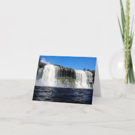 Waterval 4 Venezolaanse Oerwoud landschapskunst Kaart