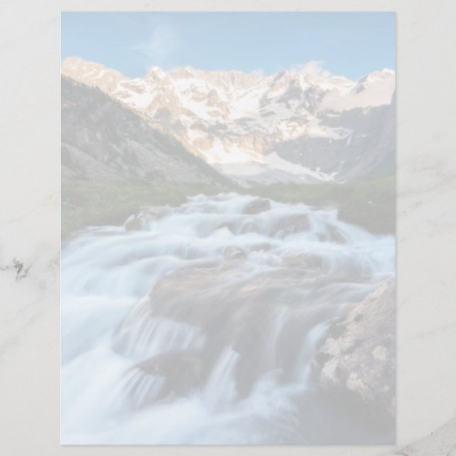 Waterval | Aviolo Lake, Italië (Voorkant)