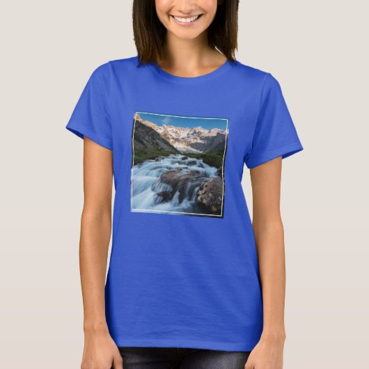 Waterval | Aviolo Lake, Italië T-shirt (Voorkant)