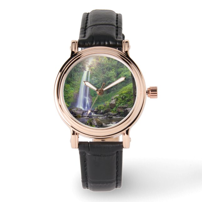 Waterval | Bali, Indonesië Horloge (Voorkant)
