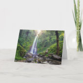 Waterval | Bali, Indonesië Kaart (Voorkant)