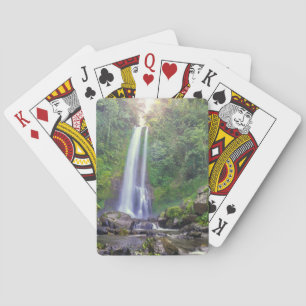 Waterval   Bali, Indonesië Pokerkaarten