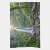 Waterval | Bali, Indonesië Theedoek (Verticaal)