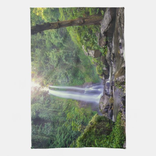 Waterval | Bali, Indonesië Theedoek (Verticaal)