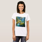 waterval beste moeder ooit t-shirt (Voorkant volledig)